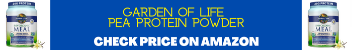 Garden of Life Pea Protein Powder Display