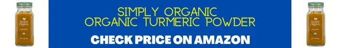 Simply Organic Organic Turmeric Powder Display