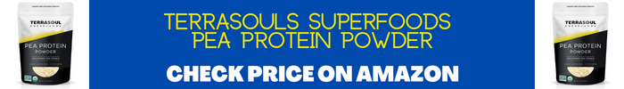 Terrasouls Superfoods Pea Protein Powder Display
