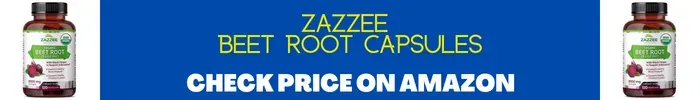 Zazzee Beet Root Capsules Display