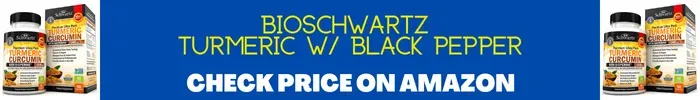 Bioschwartz Turmeric Supplement with Black Pepper Display