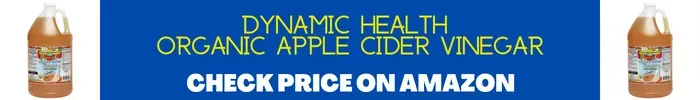 Dynamic Health's organic apple cider vinegar display