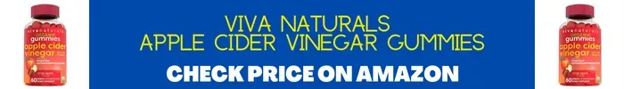 Viva Naturals Apple Cider Vinegar Gummies With The Mother Display