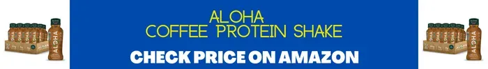 Aloha Coffee Protein Powder Display
