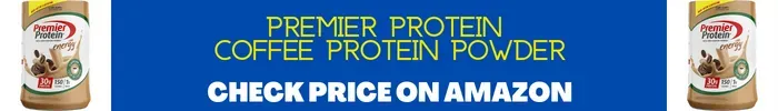 Premier Protein Coffee Protein Powder Display