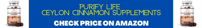 Purely Life Ceylon Cinnamon Supplements Display