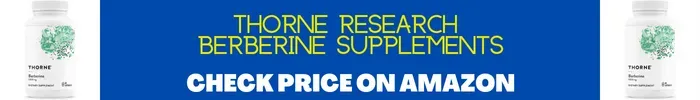 Thorne Research Berberine Supplements Display