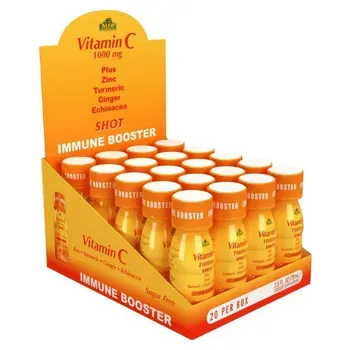 Alfa Vitamins Vitamin C Shot - Immunity Booster With Zinc, Turmeric, Ginger, & Echinacea