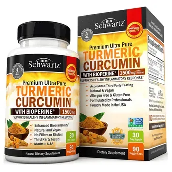 BioSchwartz Turmeric Curcumin with Bioperine Capsules