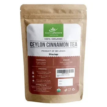 Ceylon Flavors Organic Ceylon Cinnamon Tea Bags