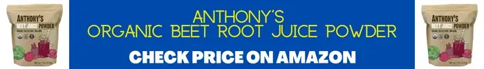 Anthony's Organic Beet Root Powder Display