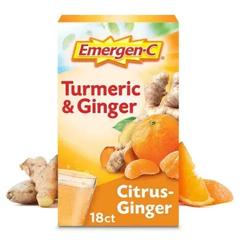 Emergen-C Citrus-Ginger Fizzy Drink Mix w/ Turmeric and Ginger
