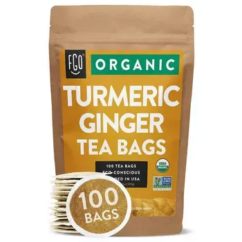 FGO Organic Turmeric Ginger Tea Bags