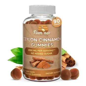 Flamingo Supplements Sugar Free Ceylon Cinnamon Gummies