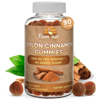 Flamingo Supplements Sugar-Free Ceylon Cinnamon Gummies