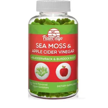 Flamingo Supplements Sea Moss Gummies with Apple Cider Vinegar