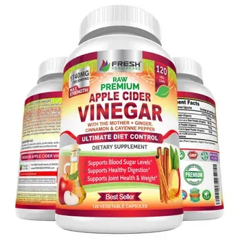 Fresh HealthCare Apple Cider Vinegar Capsules with Mother