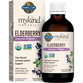 Garden of Life Mykind Organics Plant Based Elderberry Immune Syrup