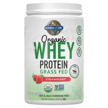 Garden of Life Organic Strawberry Whey Protein Powder