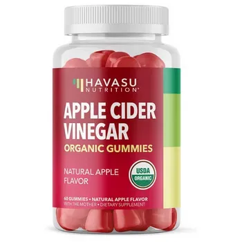 Havasu Nutrition Organic Apple Cider Vinegar Gummies with The Mother