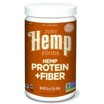 Just Hemp Foods Hemp Protein Powder Plus Fiber