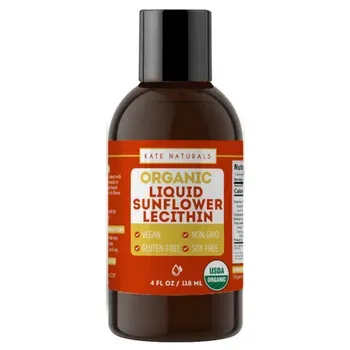 Kate Naturals Organic Sunflower Lecithin Liquid