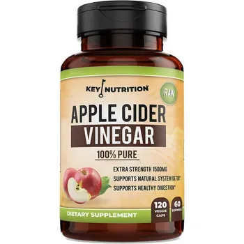 Key Nutrition Raw Organic Apple Cider Vinegar Pills