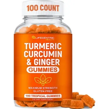 LifeCentric Health Turmeric w/ Ginger Gummies for Adults and Kids