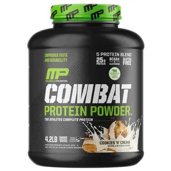 MusclePharm Combat Protein Powder, Cookies, and Cream