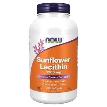 NOW Supplements, Organic Sunflower Lecithin Softgels