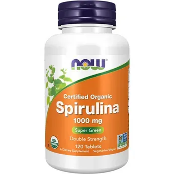 NOW Supplements Certified Organic Spirulina