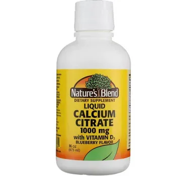 Nature's Blend Liquid Calcium Citrate