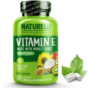 NATURELO Vitamin E Supplement Capsules