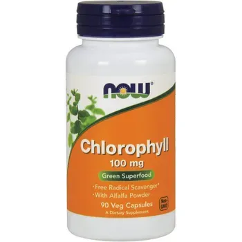 NOW Supplements, Chlorophyll 100 mg with Alfalfa Powder