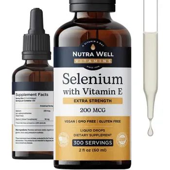 NutraWell Selenium with Vitamin E dietary supplement