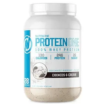 NutraOne Whey Protein Shake Powder, Cookies and Cream