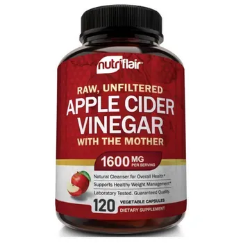 NutriFlair Apple Cider Vinegar Capsules with The Mother