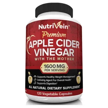 Nutrivein Apple Cider Vinegar Capsules with Mother