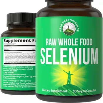 Peak Performance Whole Food Selenium Supplement