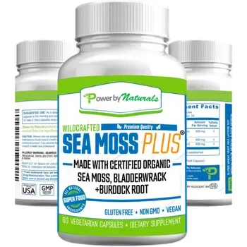 Power by Naturals Wild-Crafted Sea Moss Supplement Plus