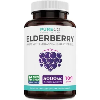 Pure Co Organic Elderberry Capsules