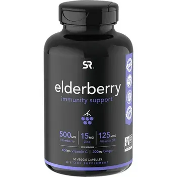 Sports Research Elderberry Immune Support with Zinc, Vitamin C + D3
