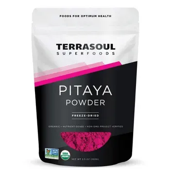 Terrasoul Superfoods Organic Freeze-Dried Pitaya Powder (Dragon Fruit)
