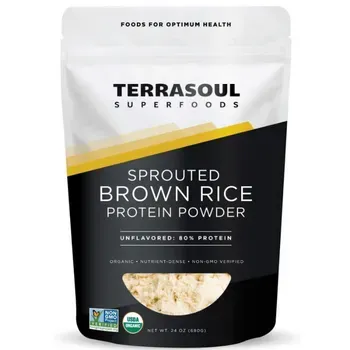 Terrasoul Superfoods Organic Sprouted Brown Rice Protein Powder