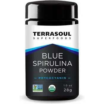 Terrasoul Superfoods Organic Blue Spirulina Powder