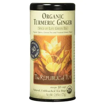 The Republic of Tea - Organic Turmeric Ginger Green Tea