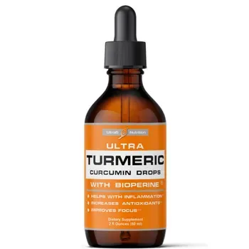 Ultra6 Nutrition Liquid Turmeric Curcumin with Black Pepper Extract