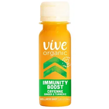 Vive Organic Immunity Boost Cayenne, Ginger & Turmeric Shot