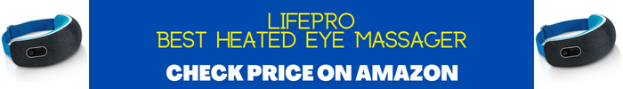 LIFEPRO Best Heated Eye Massager Display
