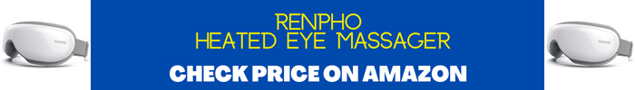 RENPHO Best Heated Eye Massager Display